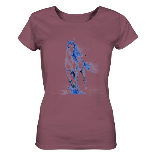 Blaues Einhorn - Ladies Organic Shirt