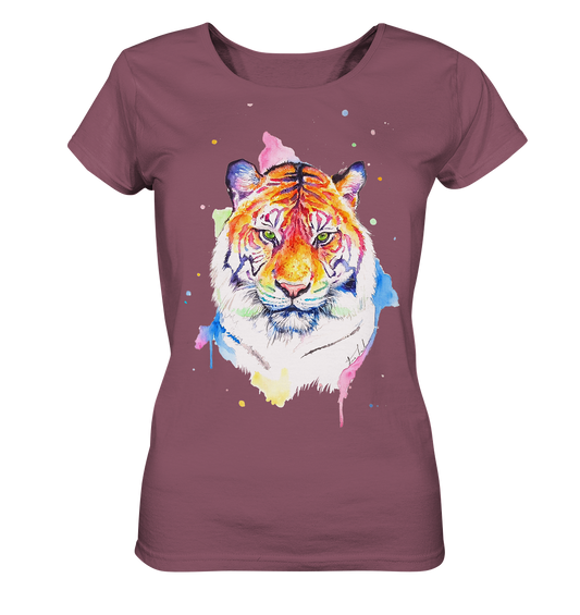 Bunter Tiger - Ladies Organic Shirt