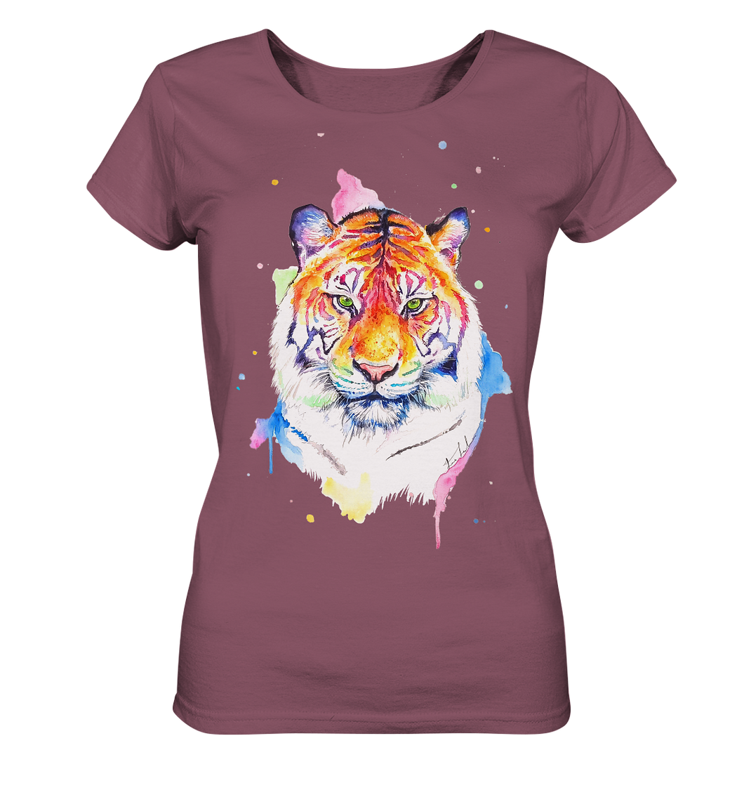 Bunter Tiger - Ladies Organic Shirt
