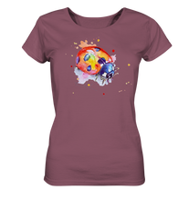 Lade das Bild in den Galerie-Viewer, Bunter Marienkäfer - Ladies Organic Shirt

