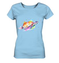 Lade das Bild in den Galerie-Viewer, Bunte Meeresschildkröte - Ladies Organic Shirt
