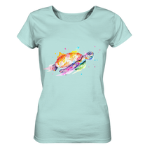 Lade das Bild in den Galerie-Viewer, Bunte Meeresschildkröte - Ladies Organic Shirt
