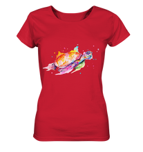 Lade das Bild in den Galerie-Viewer, Bunte Meeresschildkröte - Ladies Organic Shirt
