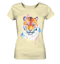 Lade das Bild in den Galerie-Viewer, Bunter Tiger - Ladies Organic Shirt
