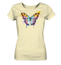 Lade das Bild in den Galerie-Viewer, Bunter Schmetterling - Ladies Organic Shirt
