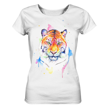 Lade das Bild in den Galerie-Viewer, Bunter Tiger - Ladies Organic Shirt
