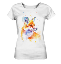 Lade das Bild in den Galerie-Viewer, Bunter Fuchs - Ladies Organic Shirt
