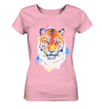 Lade das Bild in den Galerie-Viewer, Bunter Tiger - Ladies Organic Shirt
