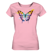 Lade das Bild in den Galerie-Viewer, Bunter Schmetterling - Ladies Organic Shirt
