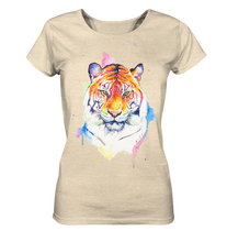 Lade das Bild in den Galerie-Viewer, Bunter Tiger - Ladies Organic Shirt
