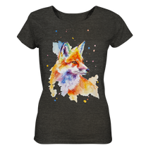 Lade das Bild in den Galerie-Viewer, Bunter Fuchs - Ladies Organic Shirt (meliert)
