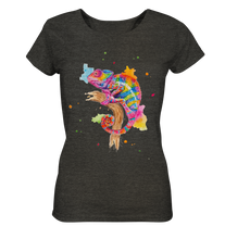 Lade das Bild in den Galerie-Viewer, Buntes Chamäleon  - Ladies Organic Shirt (meliert)
