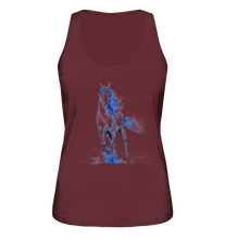 Lade das Bild in den Galerie-Viewer, Blaues Einhorn - Ladies Organic Tank-Top
