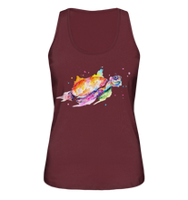 Lade das Bild in den Galerie-Viewer, Bunte Meeresschildkröte - Ladies Organic Tank-Top
