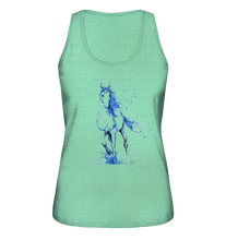 Lade das Bild in den Galerie-Viewer, Blaues Einhorn - Ladies Organic Tank-Top
