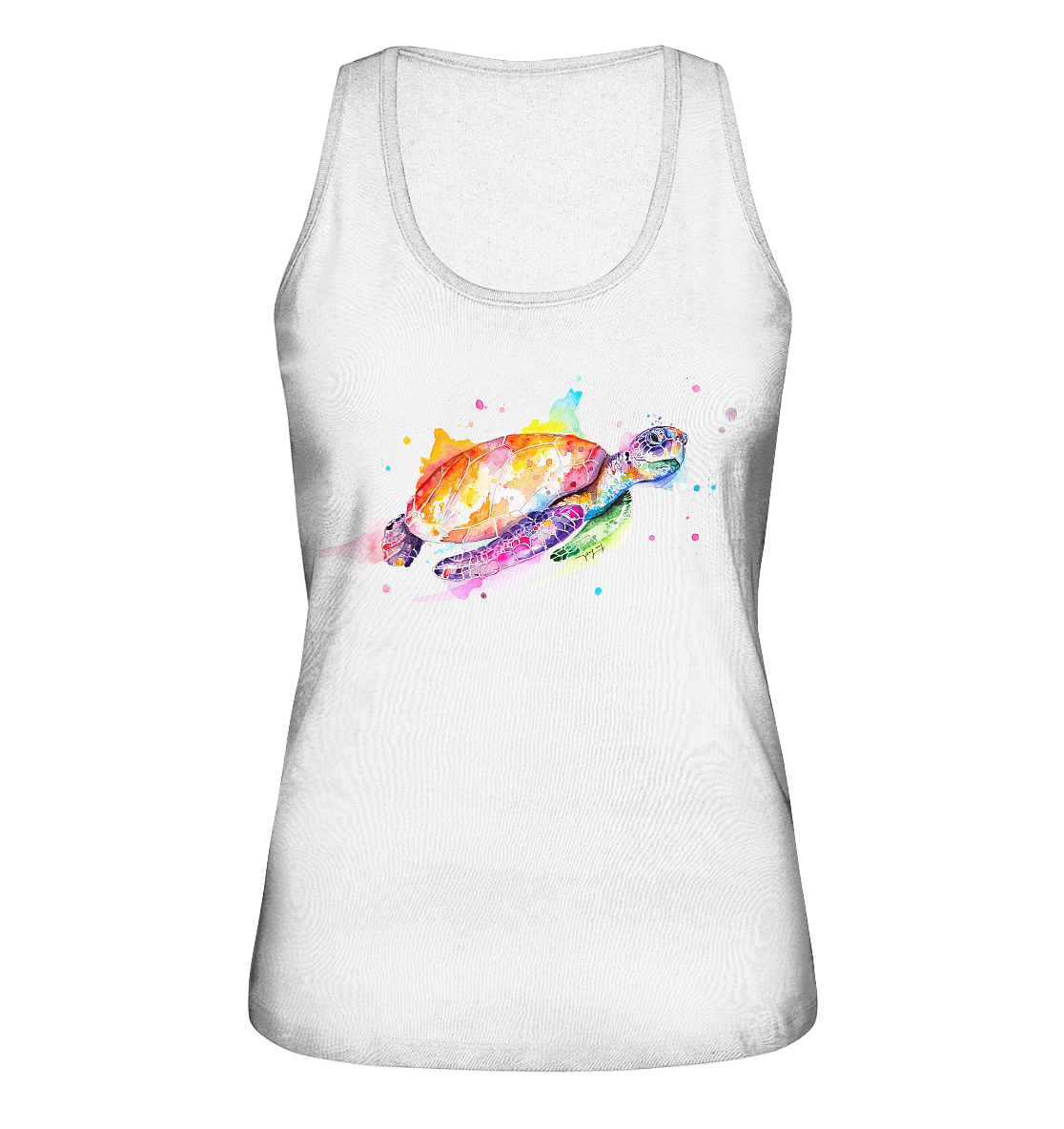 Bunte Meeresschildkröte - Ladies Organic Tank-Top