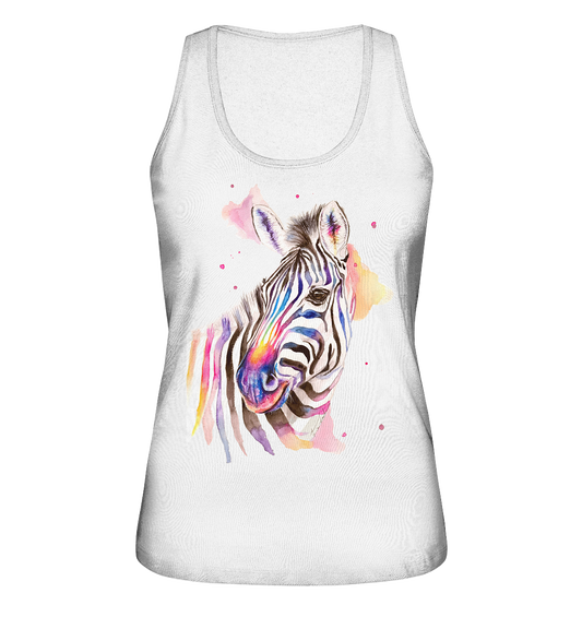 Buntes Zebra - Ladies Organic Tank-Top