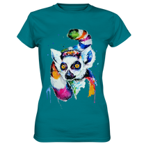Lade das Bild in den Galerie-Viewer, Bunter Katta - Ladies Premium Shirt
