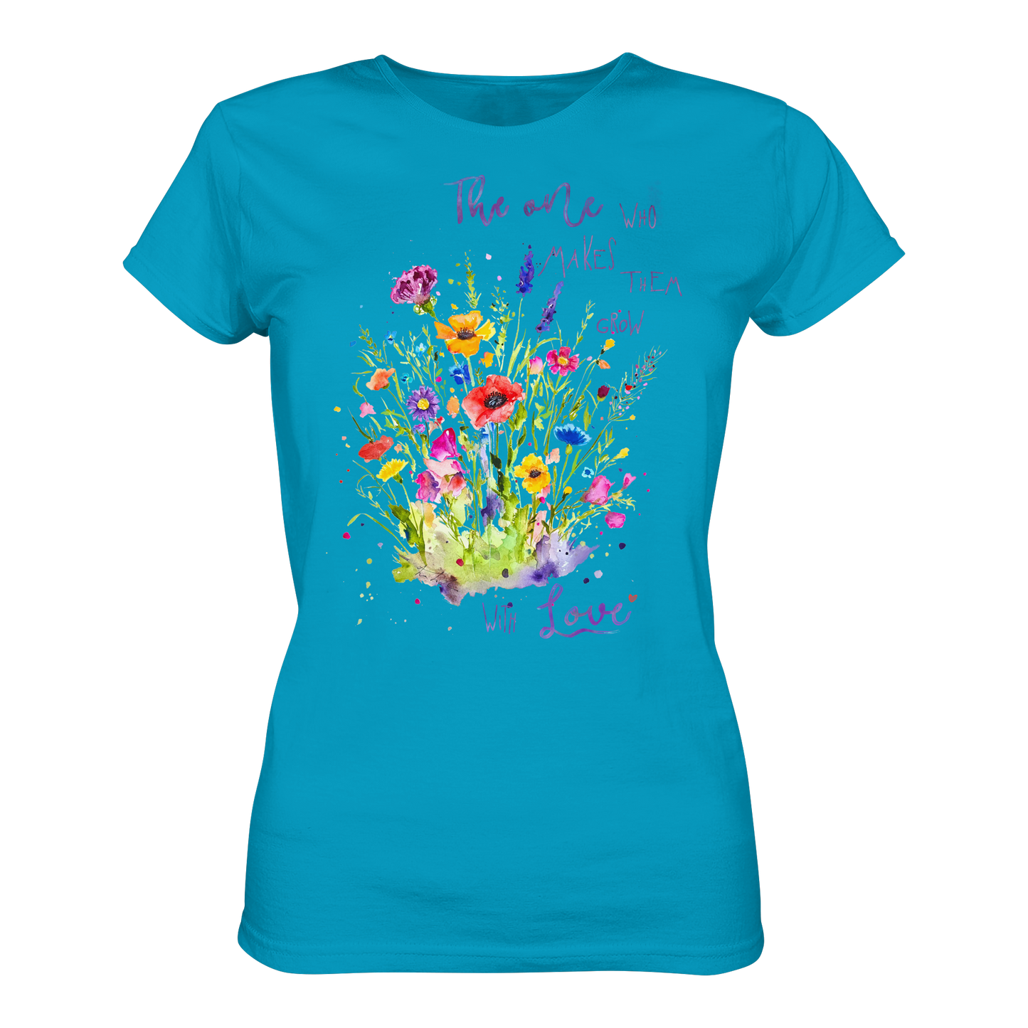 Muttertagsgeschenk - Blumen mit  Spruch - Ladies Premium Shirt