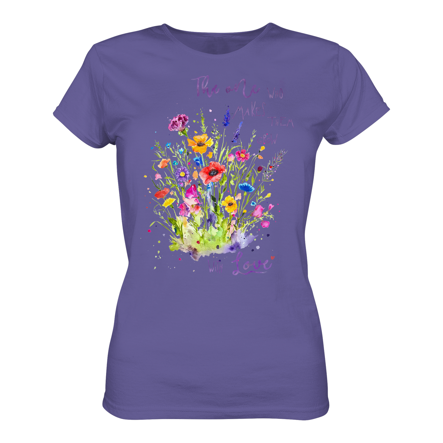 Muttertagsgeschenk - Blumen mit  Spruch - Ladies Premium Shirt