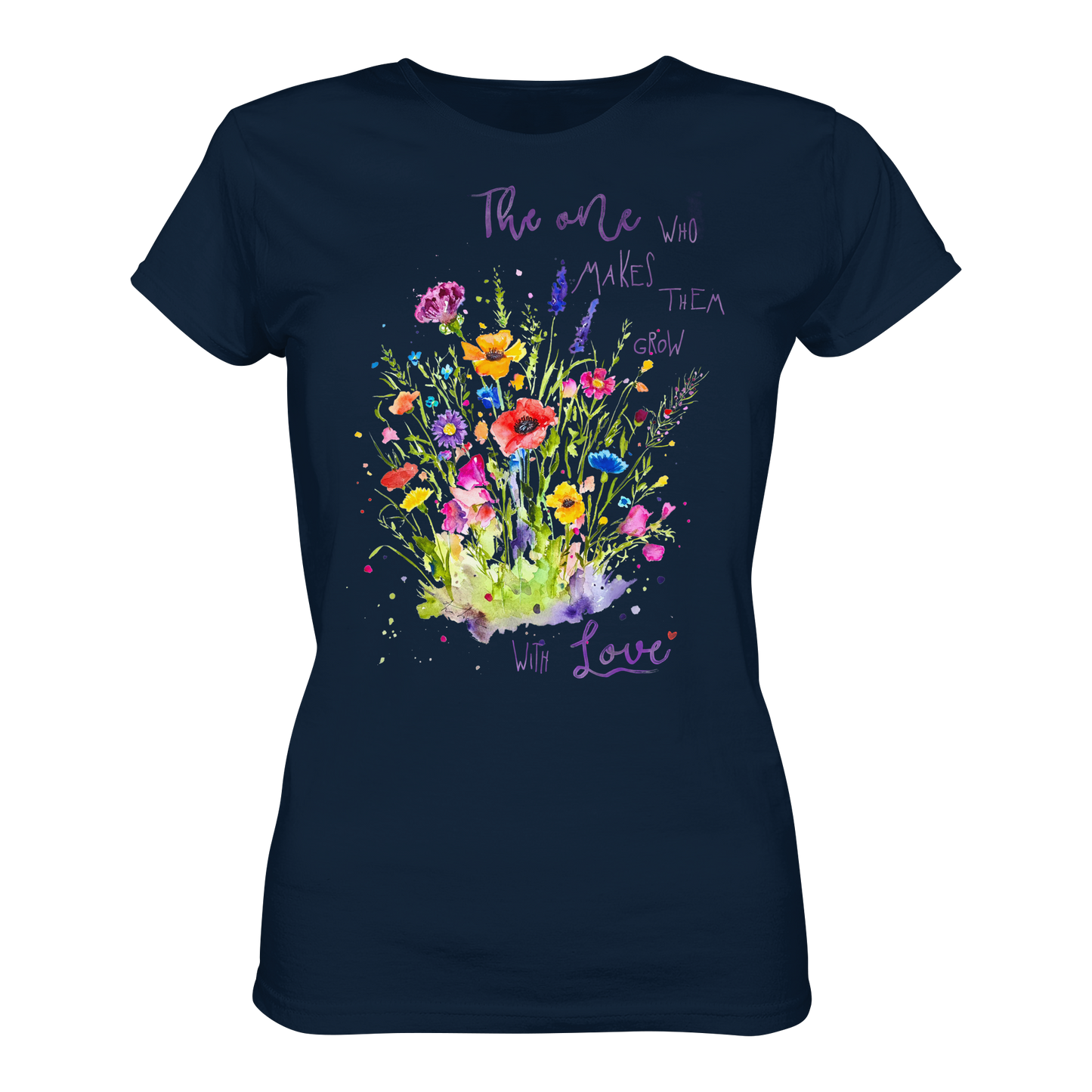 Muttertagsgeschenk - Blumen mit  Spruch - Ladies Premium Shirt