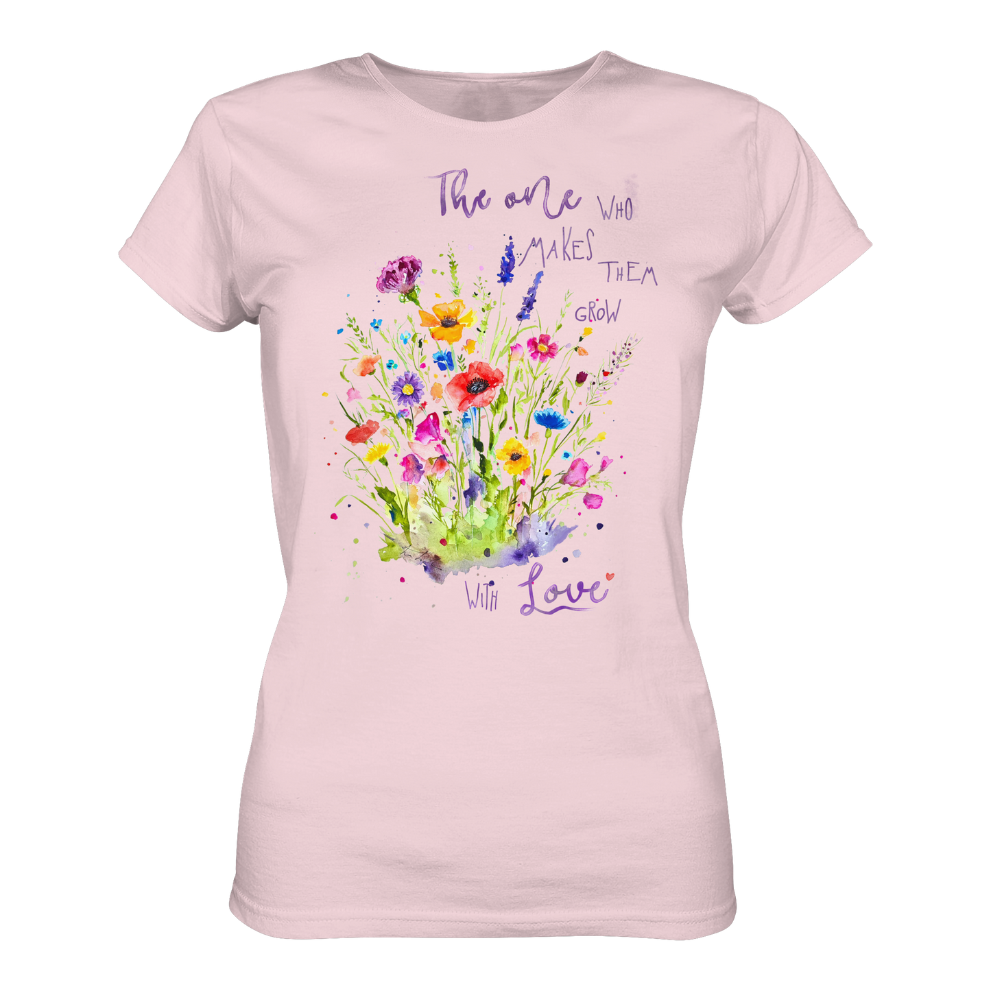 Muttertagsgeschenk - Blumen mit  Spruch - Ladies Premium Shirt