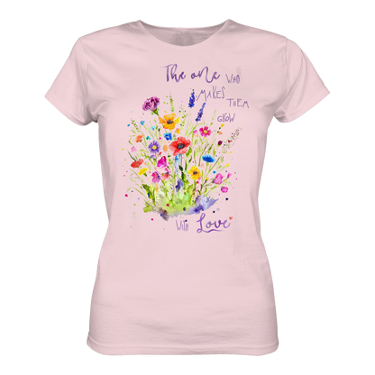 Muttertagsgeschenk - Blumen mit  Spruch - Ladies Premium Shirt