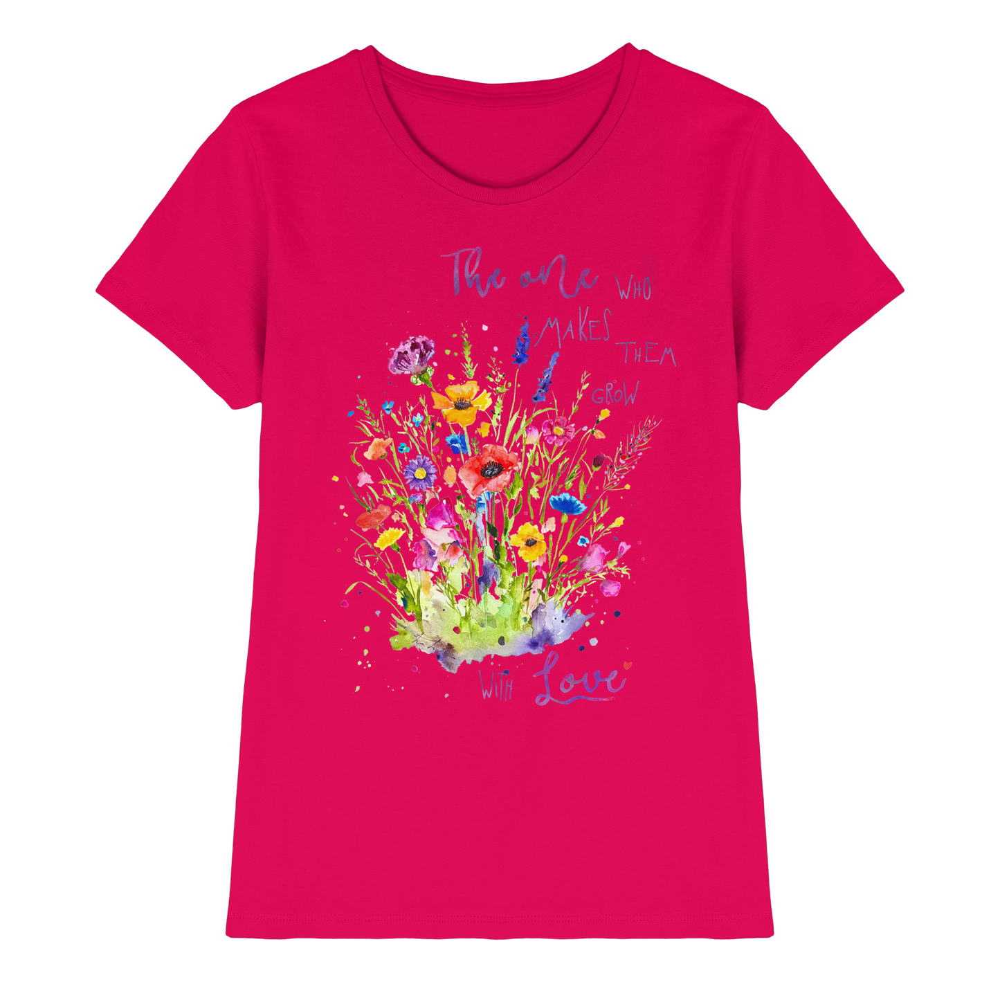 Muttertagsgeschenk - Blumen mit  Spruch - Ladies Premium Shirt