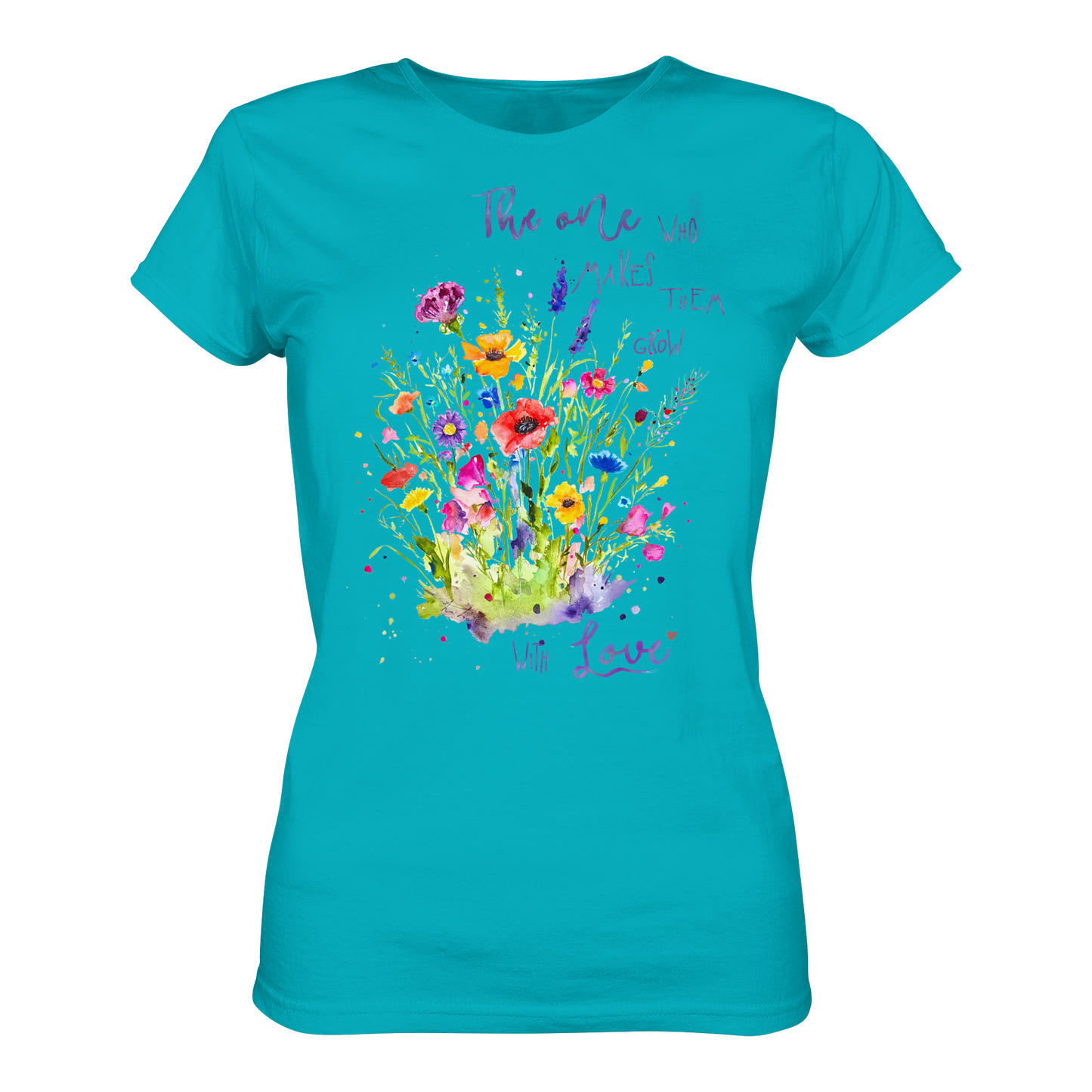 Muttertagsgeschenk - Blumen mit  Spruch - Ladies Premium Shirt