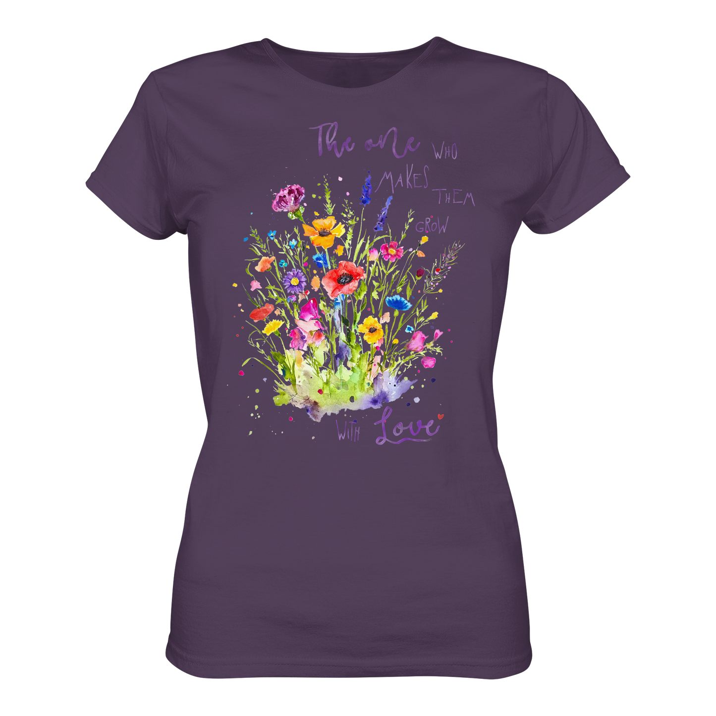 Muttertagsgeschenk - Blumen mit  Spruch - Ladies Premium Shirt