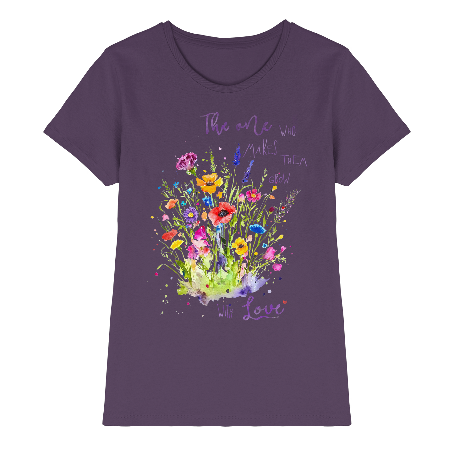 Muttertagsgeschenk - Blumen mit  Spruch - Ladies Premium Shirt