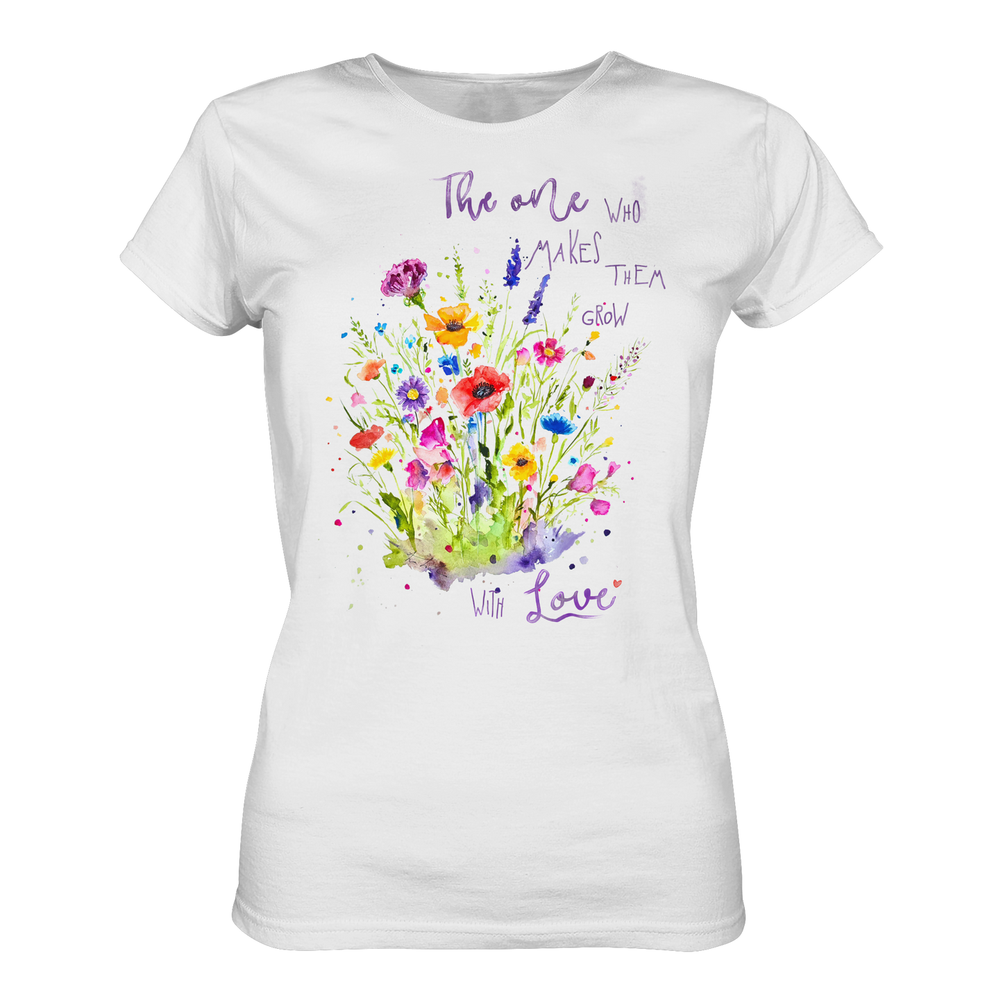 Muttertagsgeschenk - Blumen mit  Spruch - Ladies Premium Shirt
