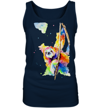 Lade das Bild in den Galerie-Viewer, Buntes Faultier - Ladies Tank-Top
