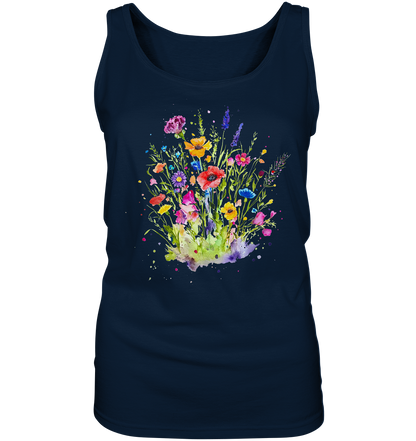 Wildblumen in Aquarell - Ladies Tank-Top