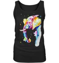 Lade das Bild in den Galerie-Viewer, Bunter Elefant - Ladies Tank-Top
