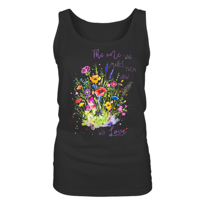 Muttertagsgeschenk - Blumen mit  Spruch - Ladies Tank-Top