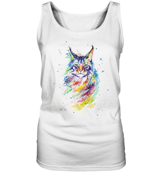 Bunte Katze - Ladies Tank-Top