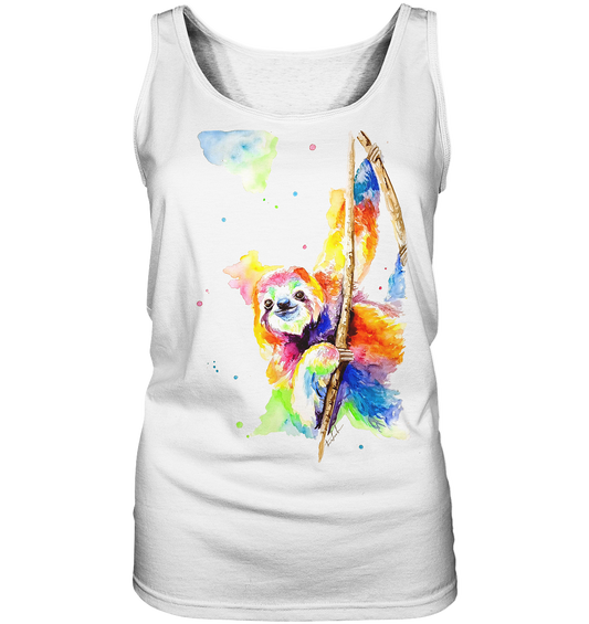Buntes Faultier - Ladies Tank-Top