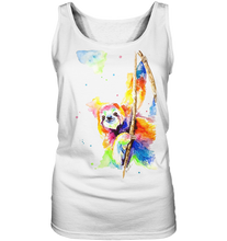Lade das Bild in den Galerie-Viewer, Buntes Faultier - Ladies Tank-Top

