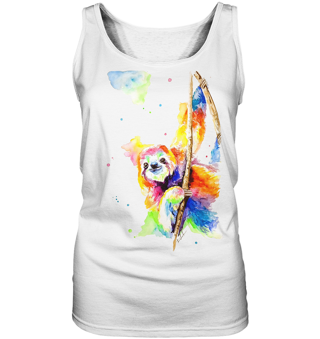 Buntes Faultier - Ladies Tank-Top