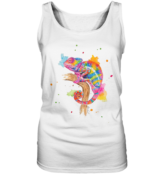 Buntes Chamäleon  - Ladies Tank-Top