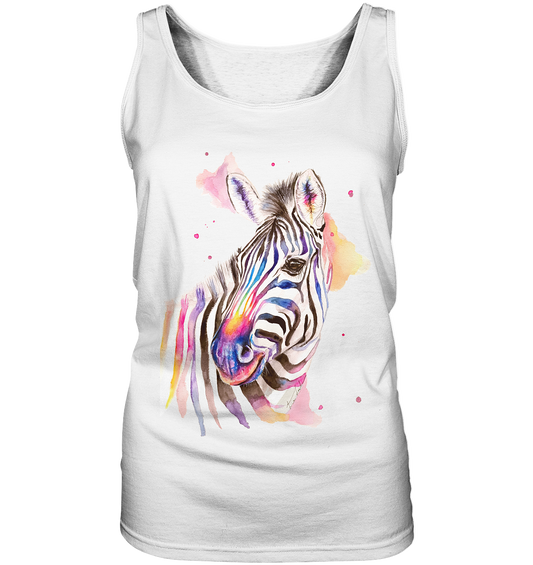 Buntes Zebra - Ladies Tank-Top