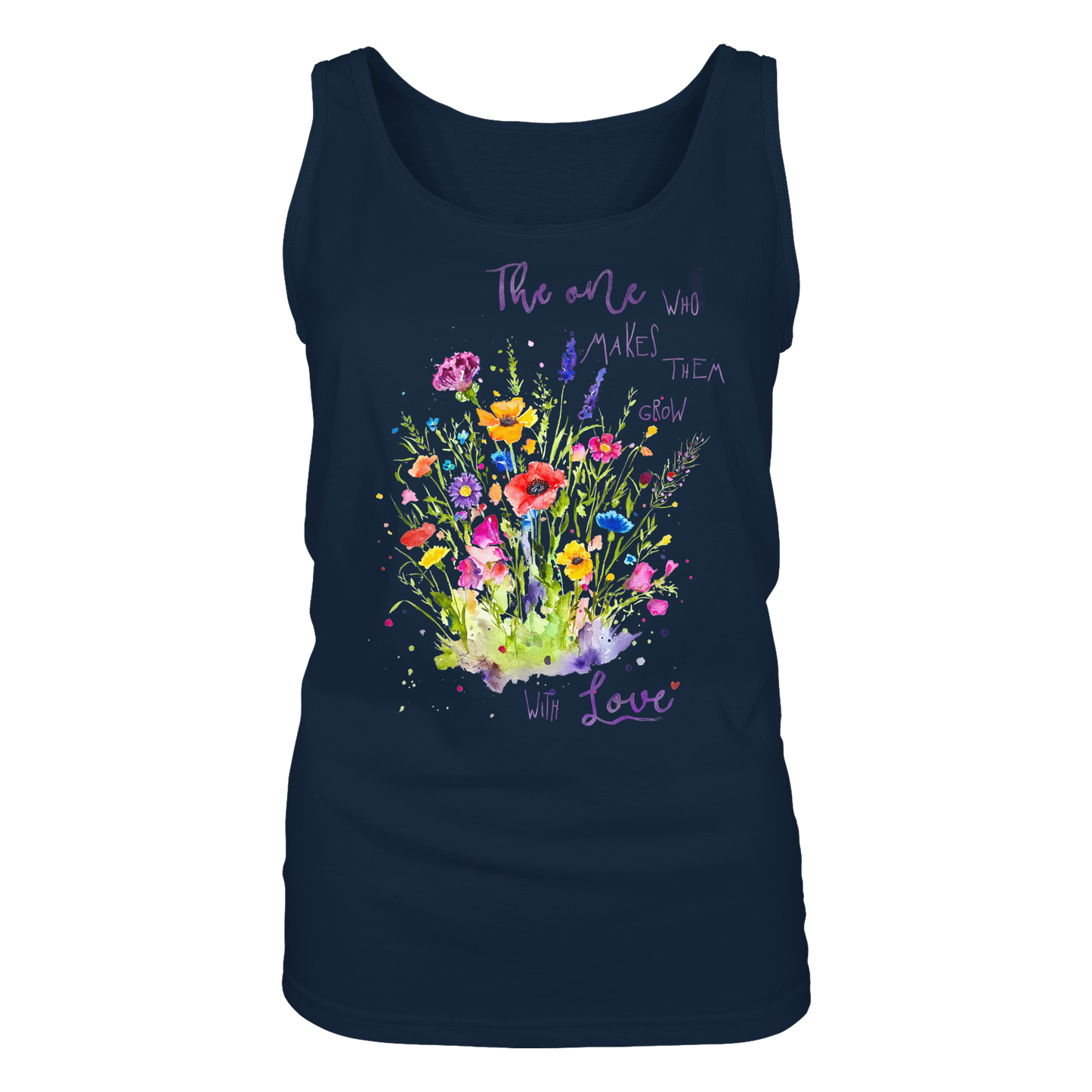 Muttertagsgeschenk - Blumen mit  Spruch - Ladies Tank-Top