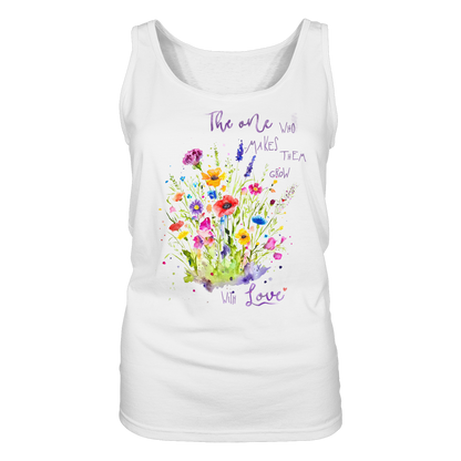 Muttertagsgeschenk - Blumen mit  Spruch - Ladies Tank-Top
