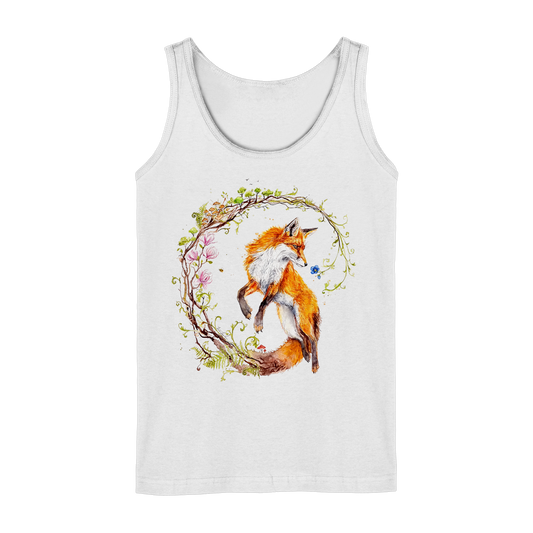 Fuchs mit Rankenillustration - Ladies Tank-Top