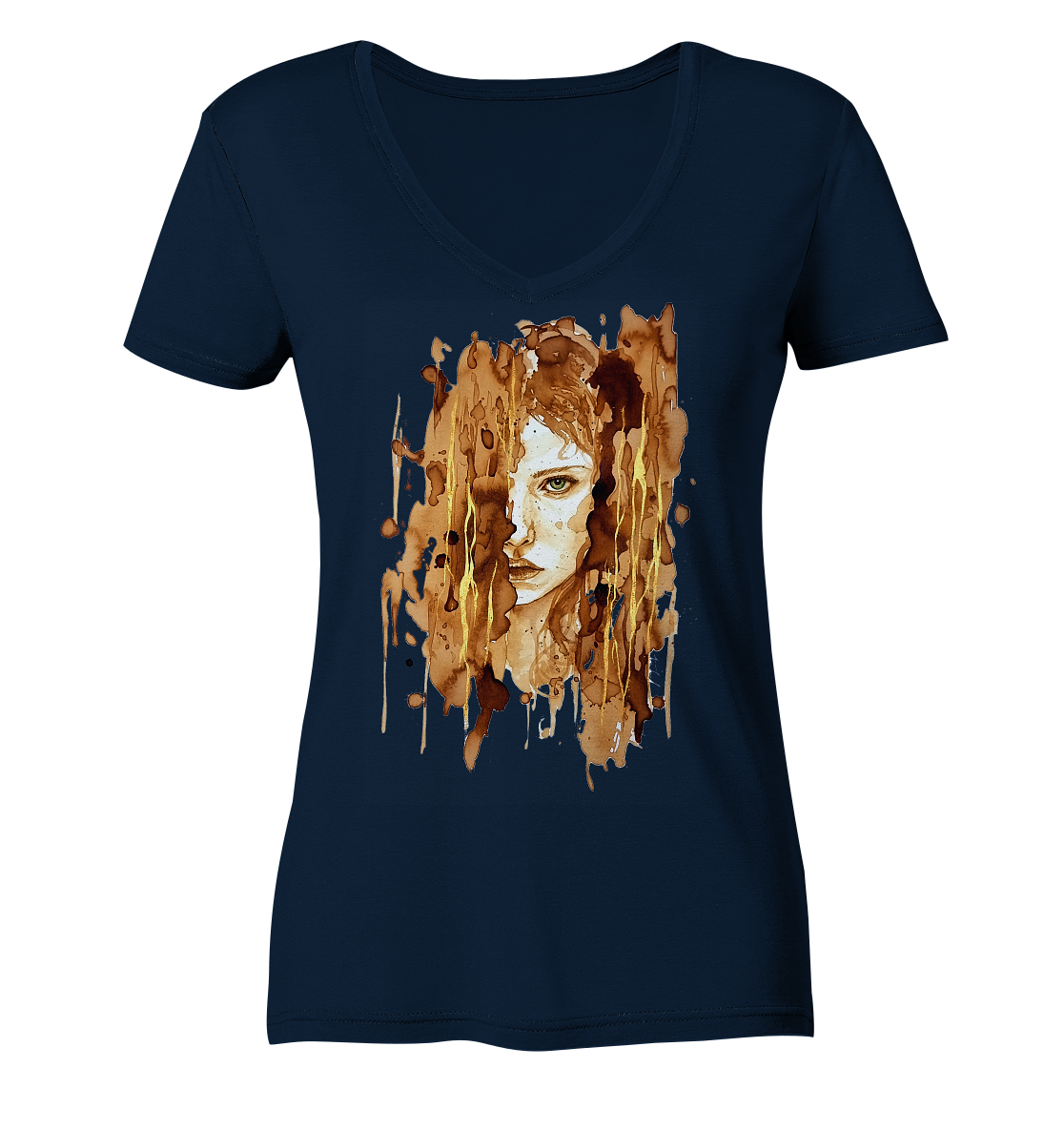 Fighter  - Ladies V-Neck Shirt