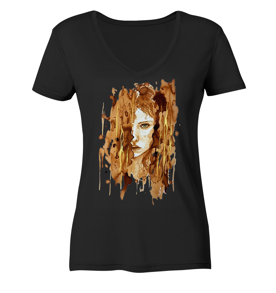 Fighter  - Ladies V-Neck Shirt