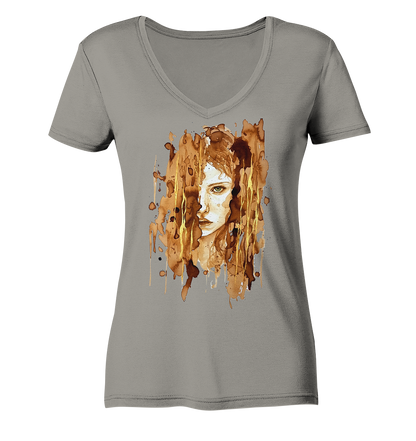 Fighter  - Ladies V-Neck Shirt