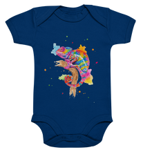 Lade das Bild in den Galerie-Viewer, Buntes Chamäleon  - Organic Baby Bodysuite
