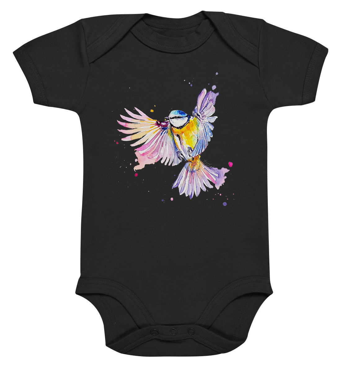 Motiv Blaumeise - Organic Baby Bodysuite
